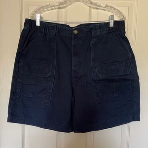 Croft & Barrow Mens Navy Blue Cargo Shorts Size 38